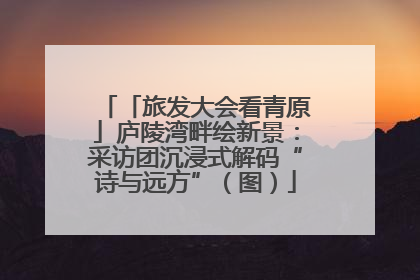 「旅发大会看青原」庐陵湾畔绘新景：采访团沉浸式解码“诗与远方”（图）