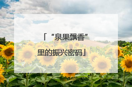 “泉果飘香”里的振兴密码