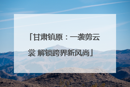 甘肃镇原：一袭剪云裳 解锁跨界新风尚