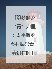 筑梦斛乡“青”力量：太平畈乡乡村振兴青春进行时