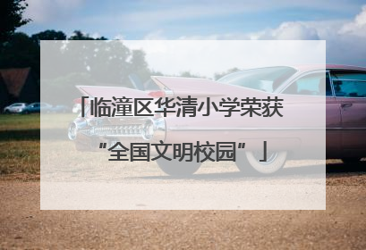 临潼区华清小学荣获“全国文明校园”