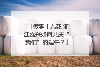 传承十九载 浙江嘉兴如何共庆“我们”的端午？