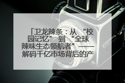 卫龙辣条：从 “校园记忆” 到 “全球辣味生态领航者”——解码千亿市场背后的产品创新与全链路破圈