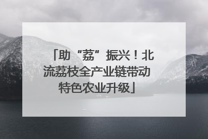 助“荔”振兴！北流荔枝全产业链带动特色农业升级