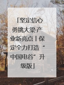 坚定信心 勇挑大梁·产业新亮点丨保定全力打造“中国电谷”升级版