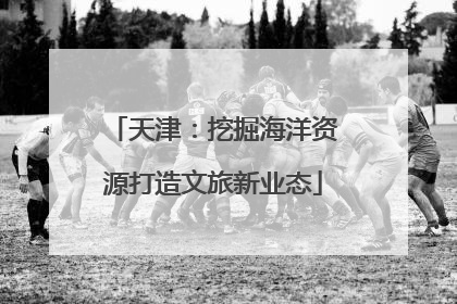 天津：挖掘海洋资源打造文旅新业态