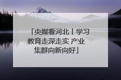 央媒看河北丨学习教育走深走实 产业集群向新向好
