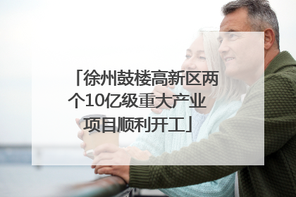 徐州鼓楼高新区两个10亿级重大产业项目顺利开工