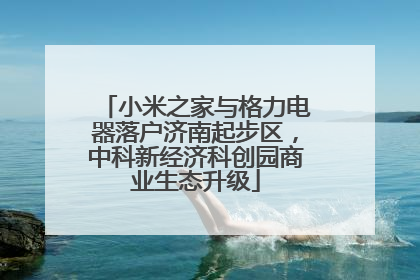 小米之家与格力电器落户济南起步区，中科新经济科创园商业生态升级