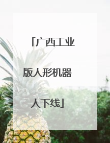 广西工业版人形机器人下线