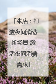 张店：打造夜间消费新场景 激活夜间消费需求