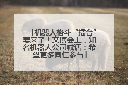 机器人格斗“擂台”要来了！文博会上，知名机器人公司喊话：希望更多同仁参与