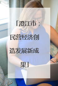 澄江市：民营经济创造发展新成果