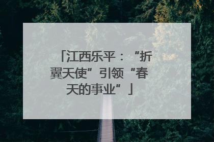 江西乐平：“折翼天使”引领“春天的事业”