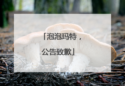 泡泡玛特，公告致歉