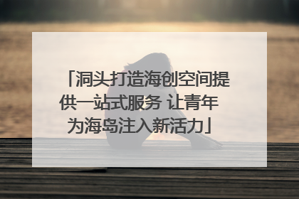 洞头打造海创空间提供一站式服务 让青年为海岛注入新活力