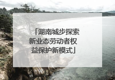 湖南城步探索新业态劳动者权益保护新模式