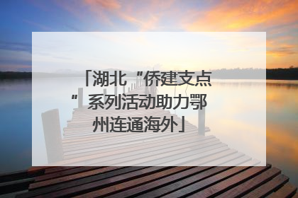 湖北“侨建支点”系列活动助力鄂州连通海外