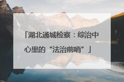 湖北通城检察：综治中心里的“法治前哨”