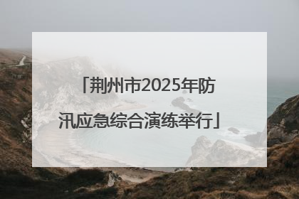荆州市2025年防汛应急综合演练举行