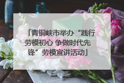 青铜峡市举办“践行劳模初心 争做时代先锋”劳模宣讲活动