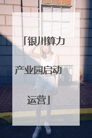 银川算力产业园启动运营