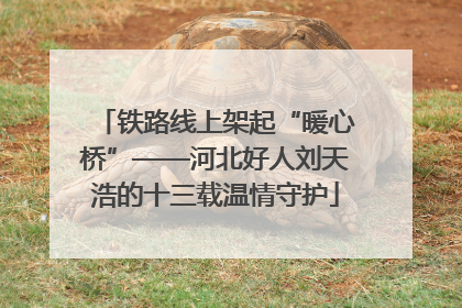 铁路线上架起“暖心桥”——河北好人刘天浩的十三载温情守护
