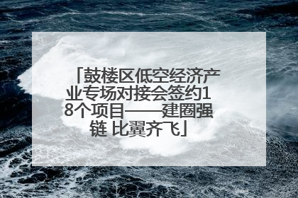 鼓楼区低空经济产业专场对接会签约18个项目——建圈强链 比翼齐飞
