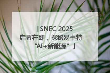 SNEC 2025启幕在即，探秘易事特“AI+新能源”